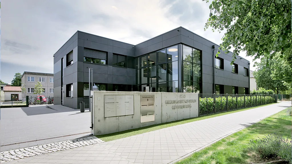 Außenaufnahme Gesundheitszentrum Oranienburg